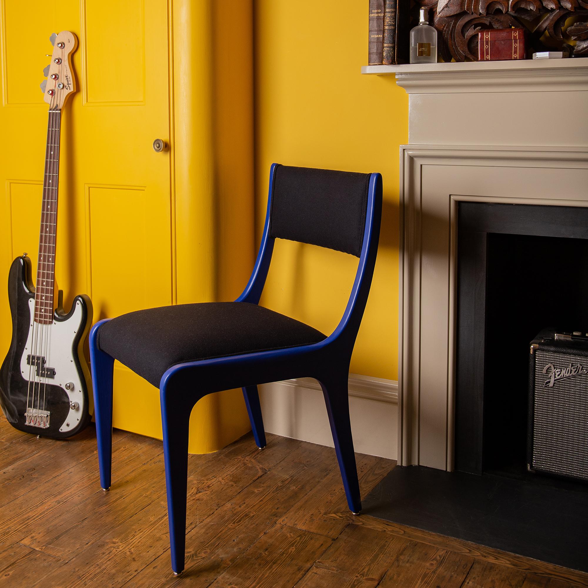English bespoke Kafka Dining Chair, Design by Toad Gallery London For Sale