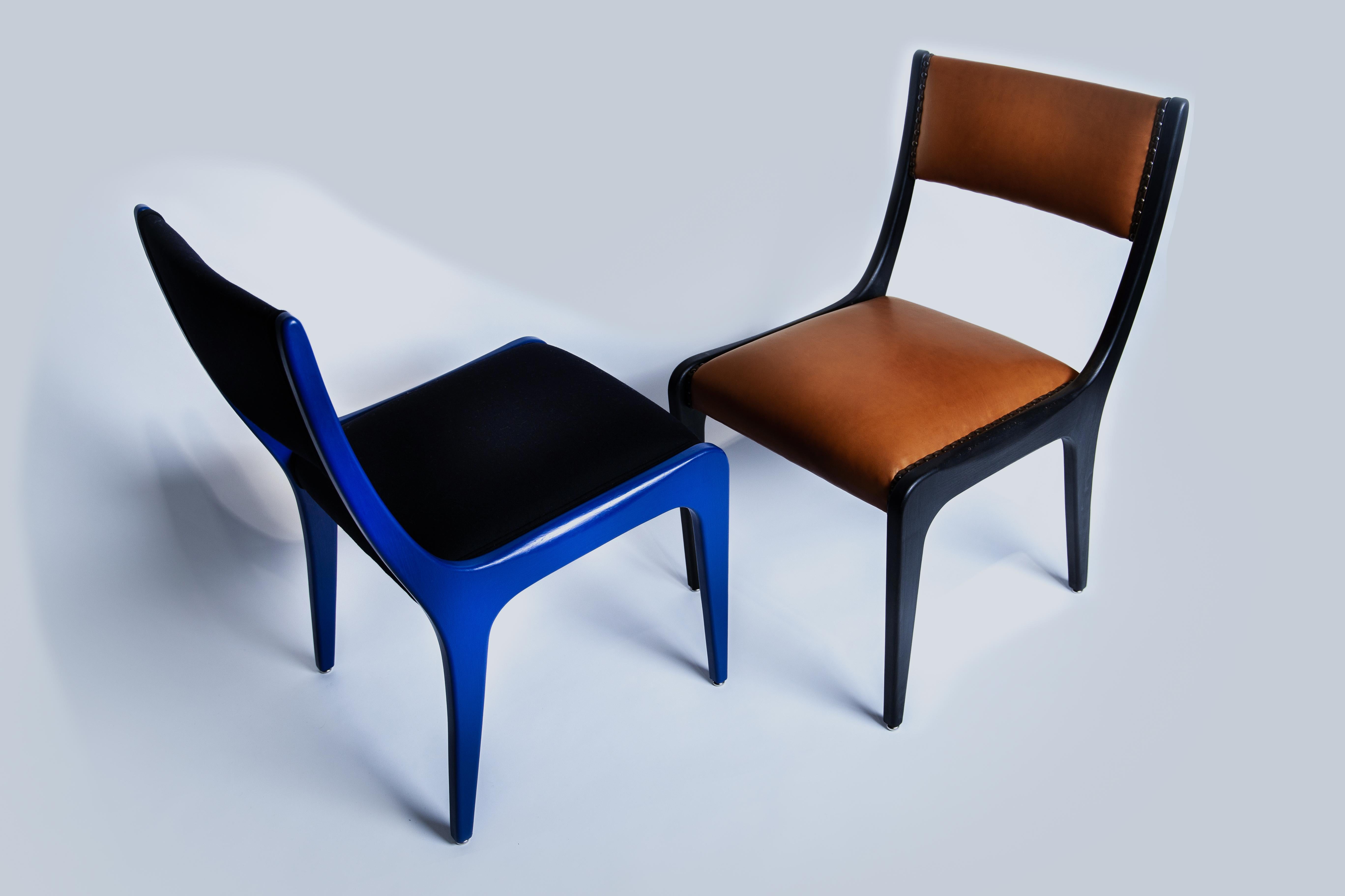 Contemporary Kafka Dining Chair, Design by Toad Gallery London For Sale