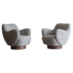 Chaises pivotantes Kagan-Dreyfuss, modèle 100A, de Vladimir Kagan, années 1960