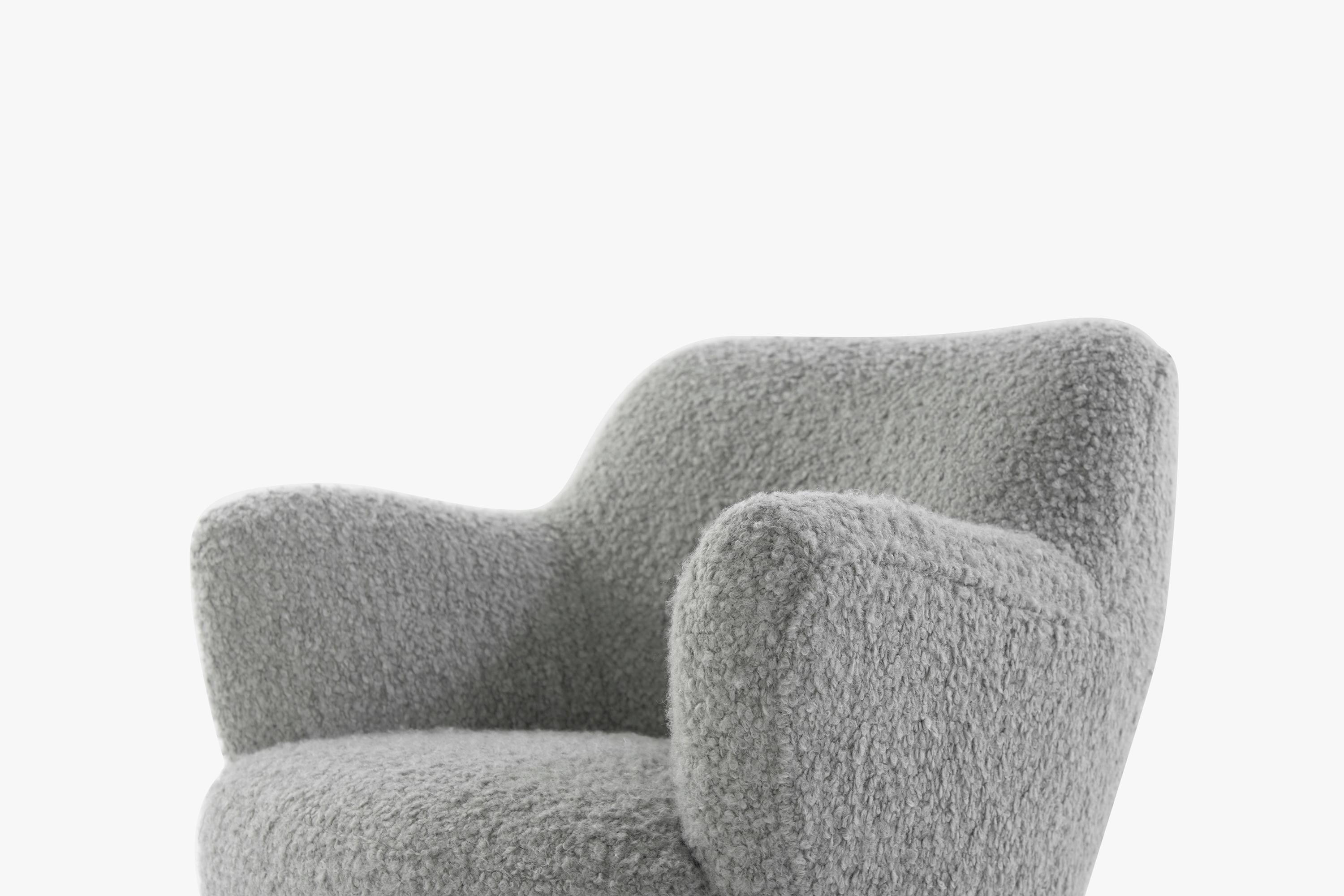 Mohair Kagan-Dreyfuss Swivel Chairs, Model 100A, by Vladimir Kagan, circa 1960s