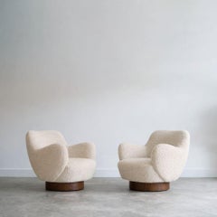 Kagan-Dreyfuss Swivel Chairs, Model 100A, by Vladimir Kagan