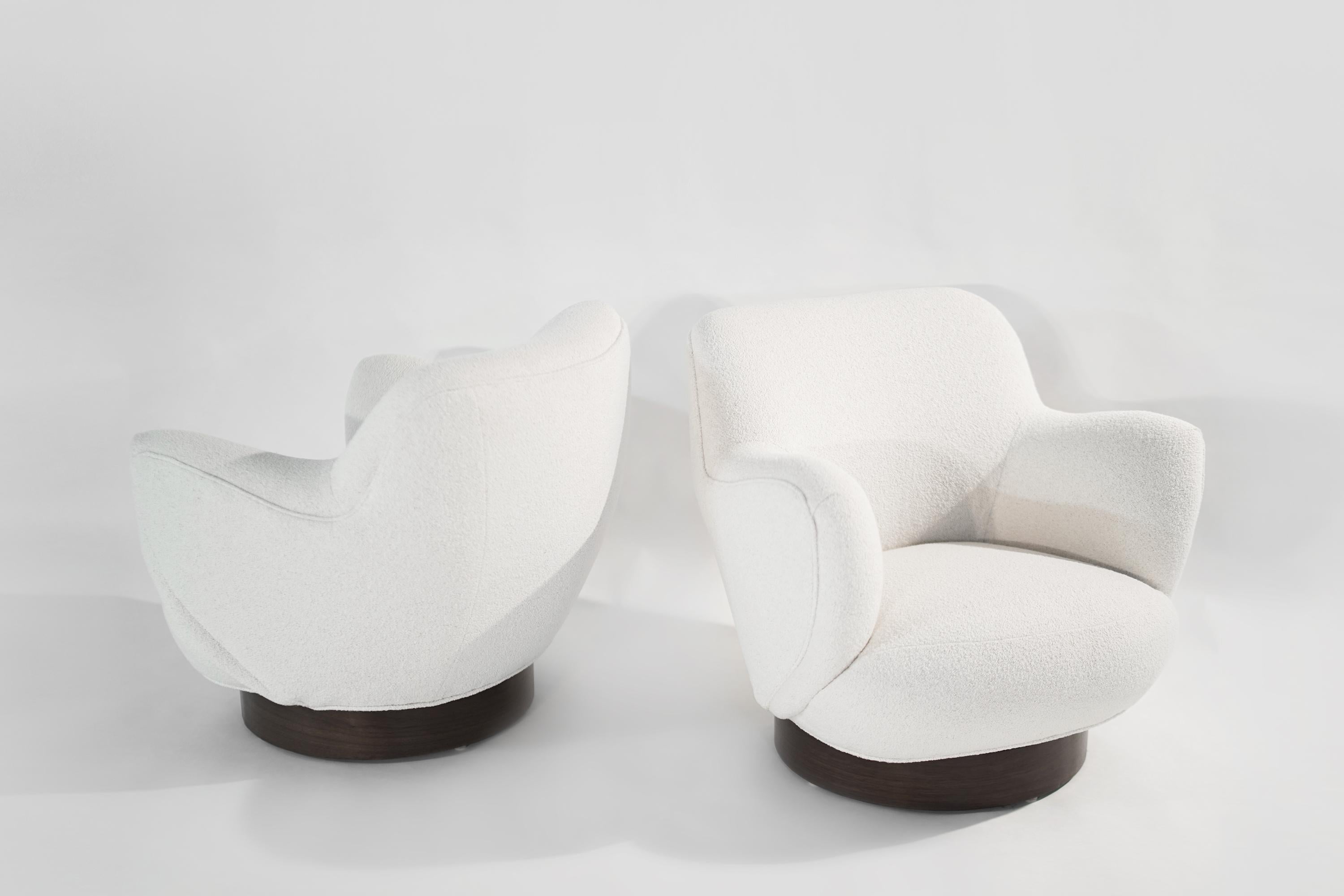 vladimir kagan barrel swivel chair 100a s