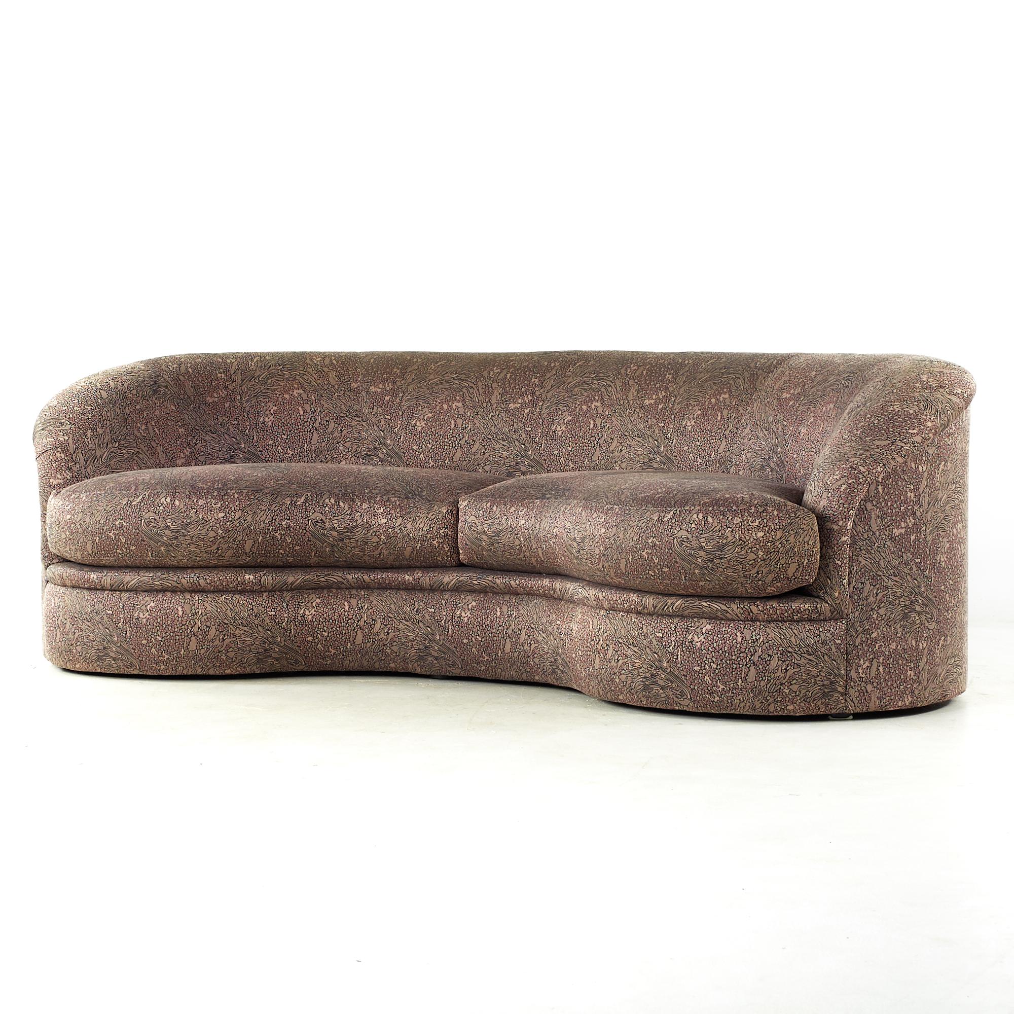American Kagan for Directional Mid Century Kidney Sofa For Sale