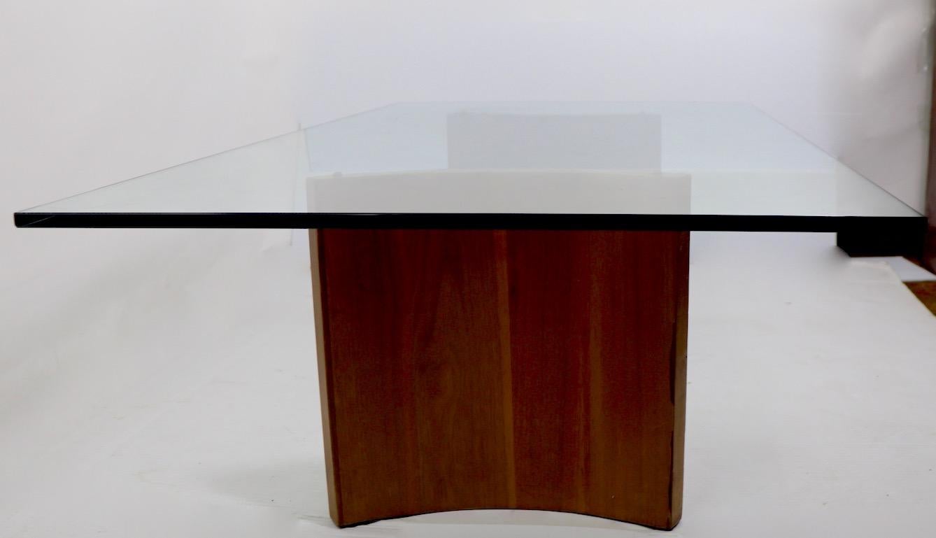 Kagan Propeller Glass Top Coffee Table for Selig 2