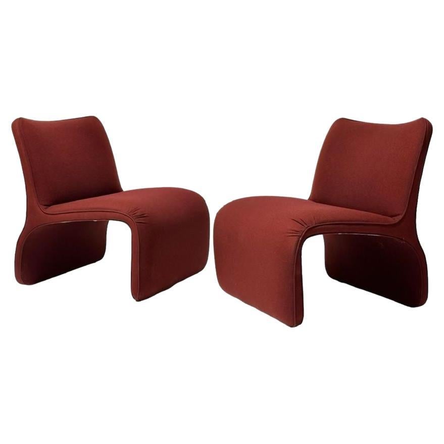 Sculptural Slipper Lounge Chairs for Preview, 1990