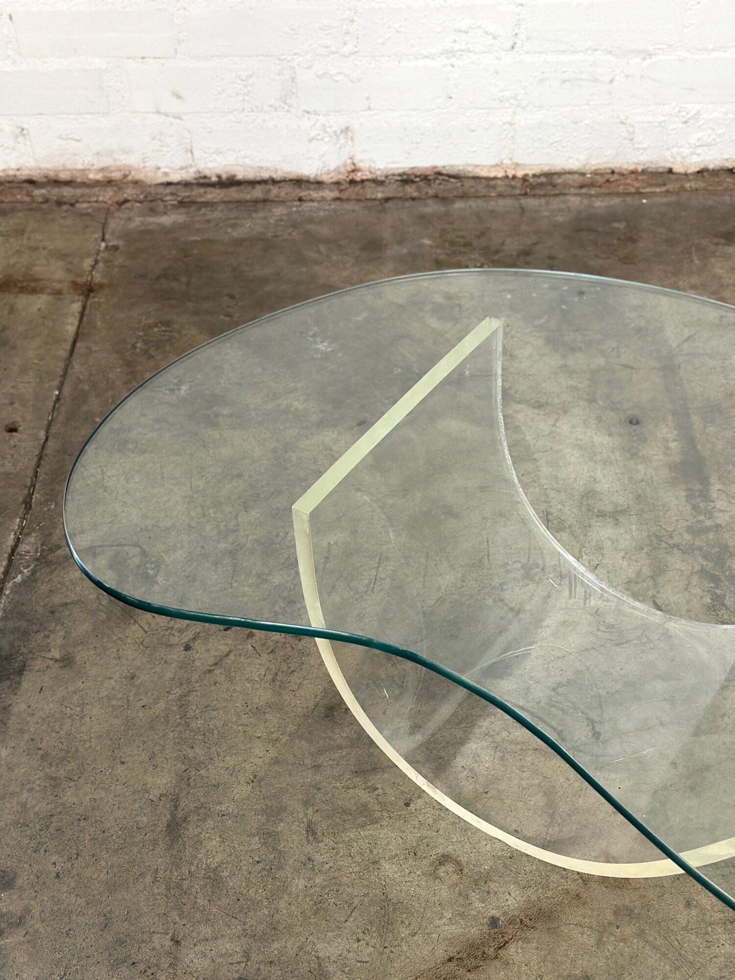 Kagan Style Biomorphic Coffee Table For Sale 5