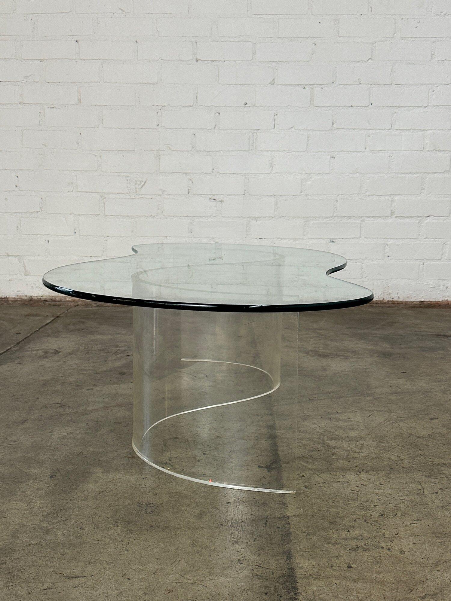 Kagan Style Biomorphic Coffee Table For Sale 11