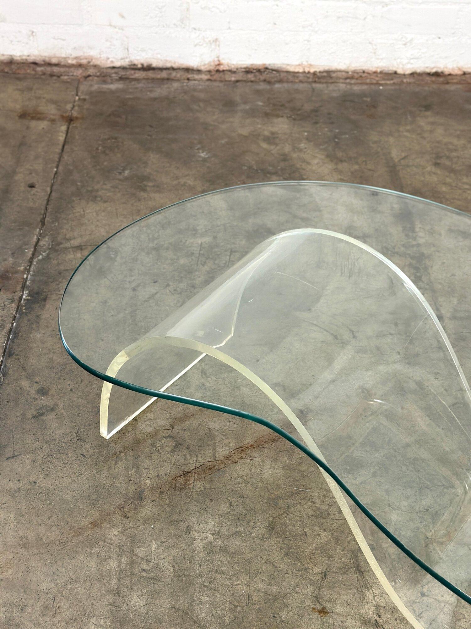 Kagan Style Biomorphic Coffee Table For Sale 14