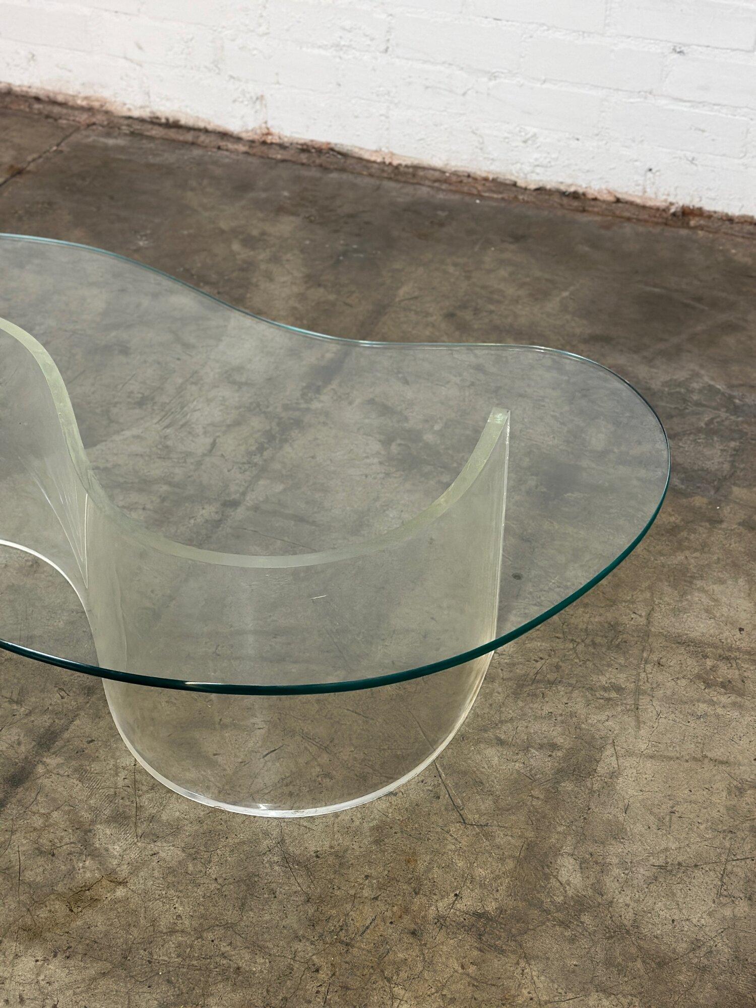 Kagan Style Biomorphic Coffee Table For Sale 1