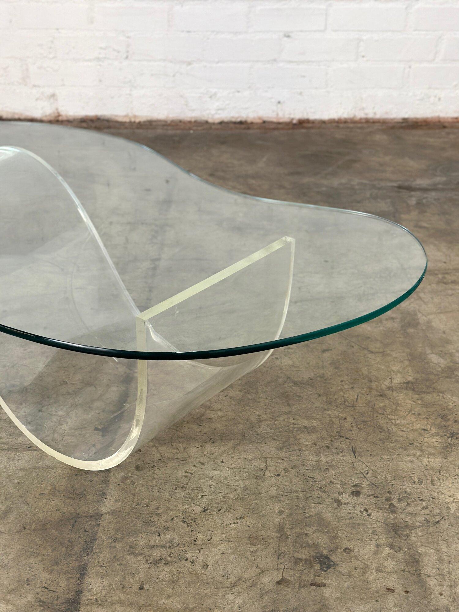Kagan Style Biomorphic Coffee Table For Sale 2