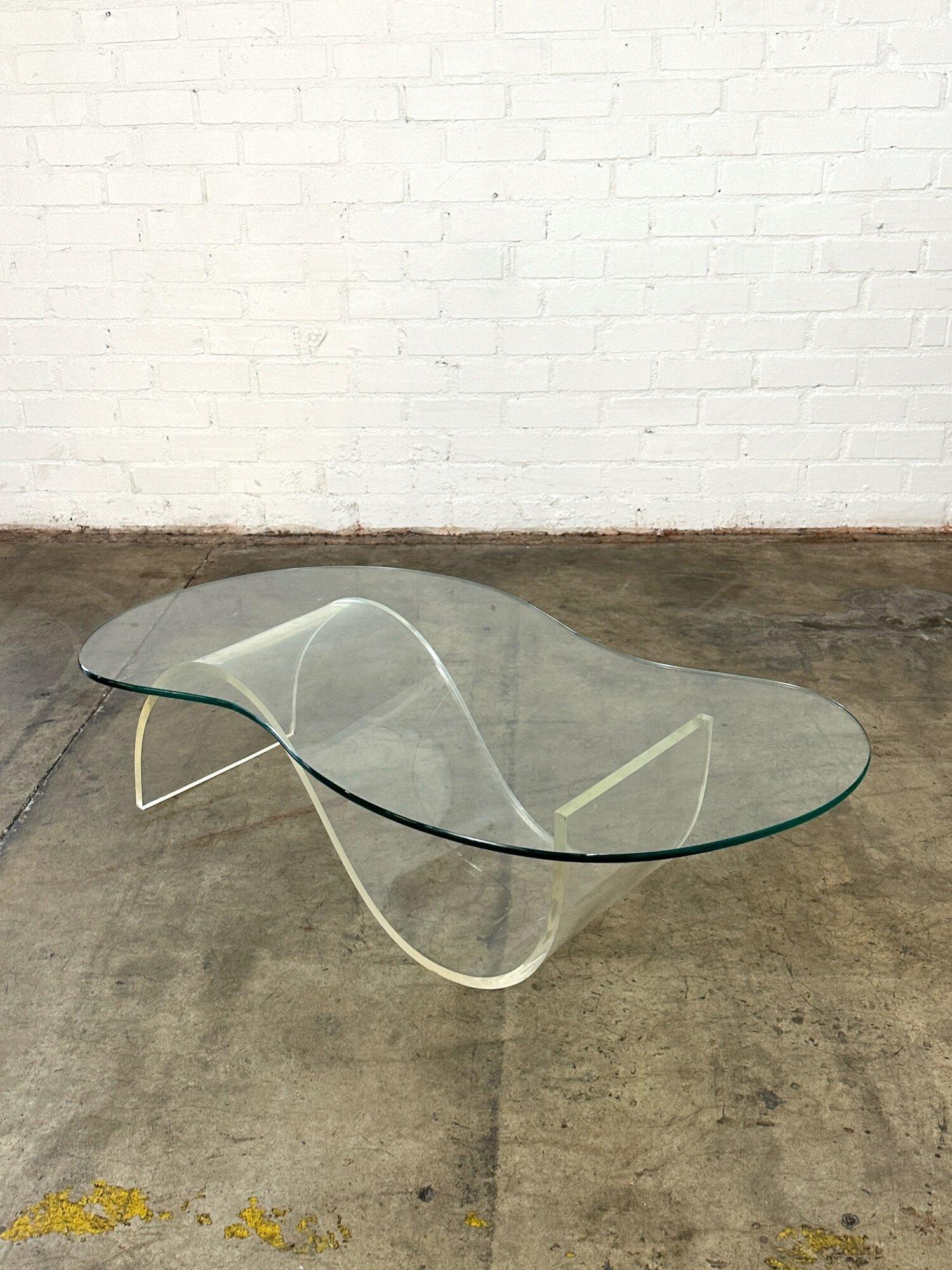 Kagan Style Biomorphic Coffee Table For Sale 3