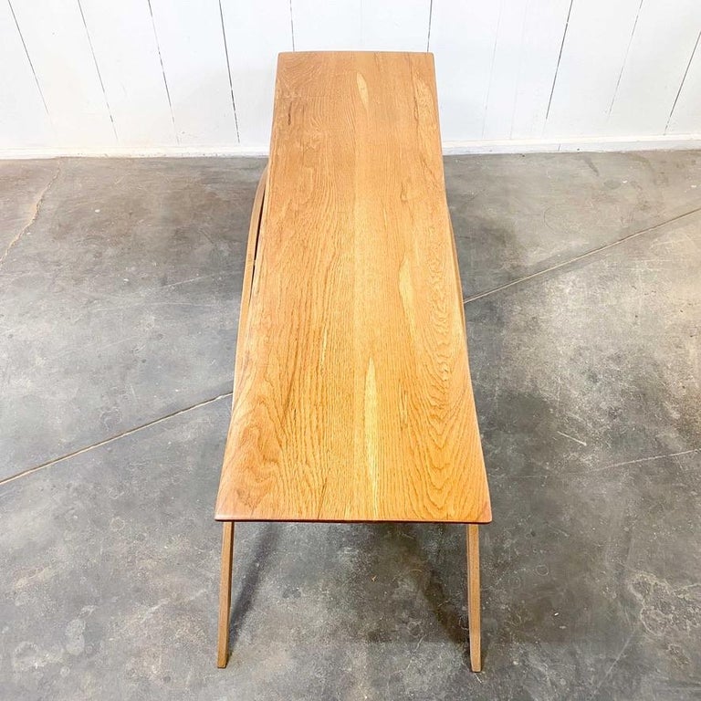 Kagan Style Spider Leg Hand Crafted White Oak Coffee Table, c. 1980 For