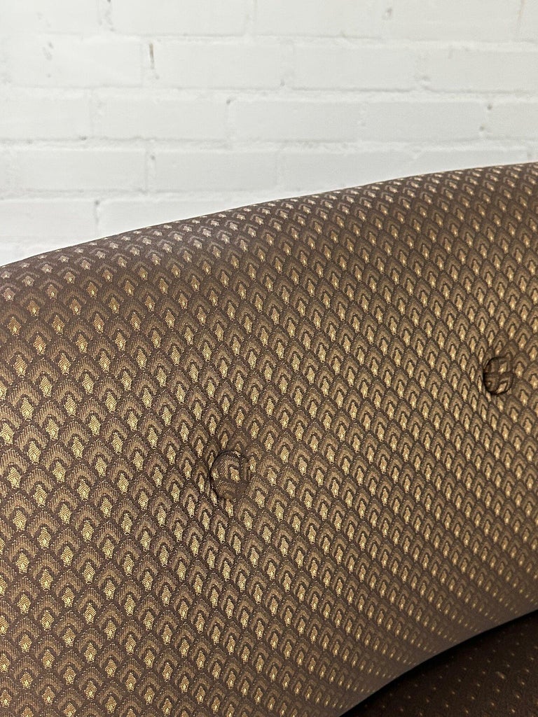 Kagan Style Vintage Sofa and Swivel Chair For Sale at 1stDibs