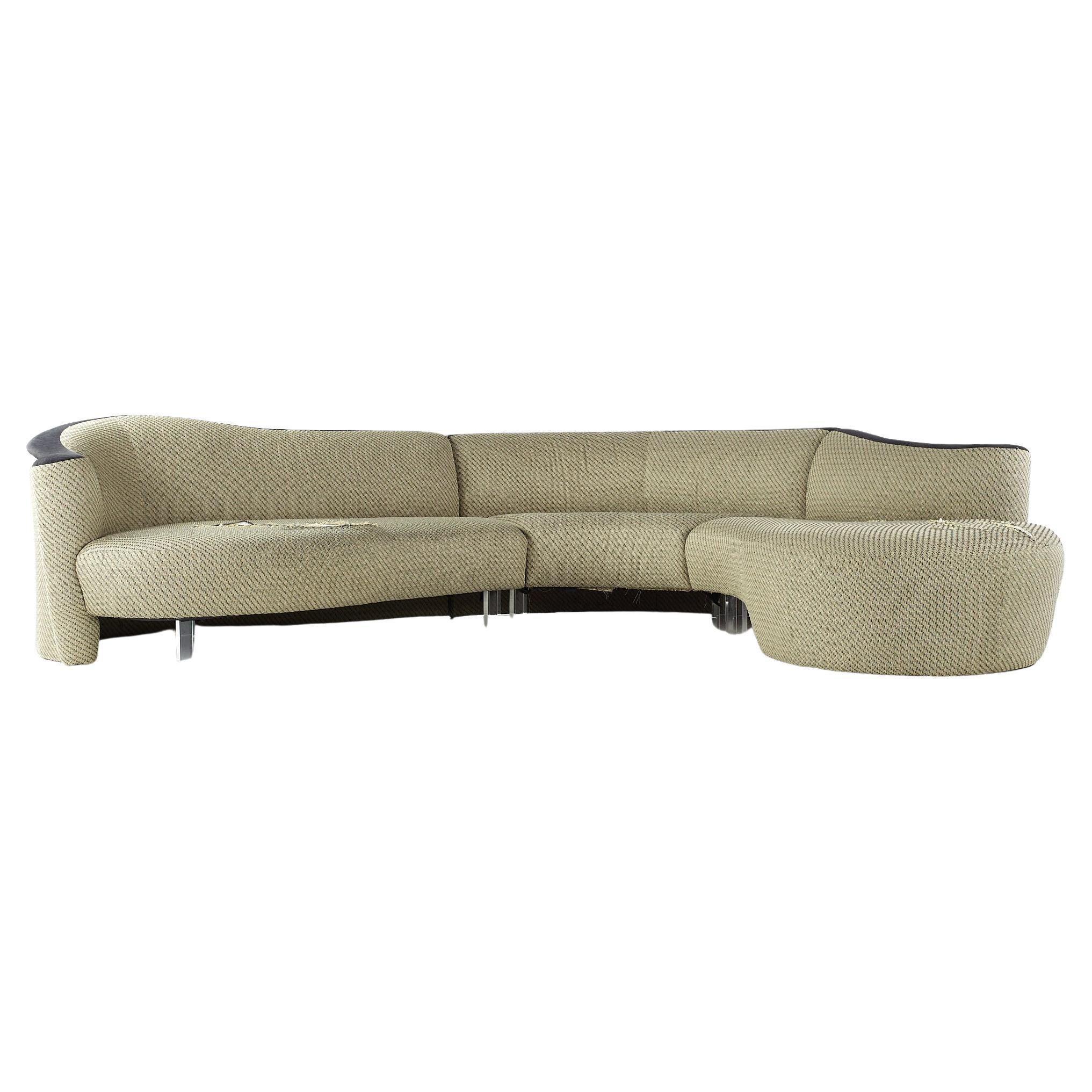 Vladimir Kagan for Weiman - Preview Serpentine Cloud Sofa at 1stDibs ...