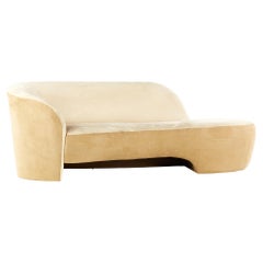 Kagan Style Weiman Preview Mid Century Kidney Shaped Sofa Chaise