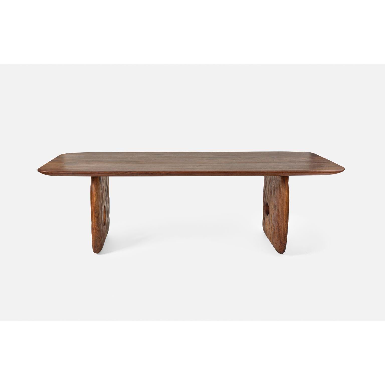 Kagrai Dining Table L by Contemporary Ecowood
Dimensions: W 120 x D 320 x H 75 cm.
Materials: American Clora Walnut.
Color: Natural

Contemporary Ecowood’s story began in a craft workshop in 2009. Our wood passion made us focus on fallen trees in