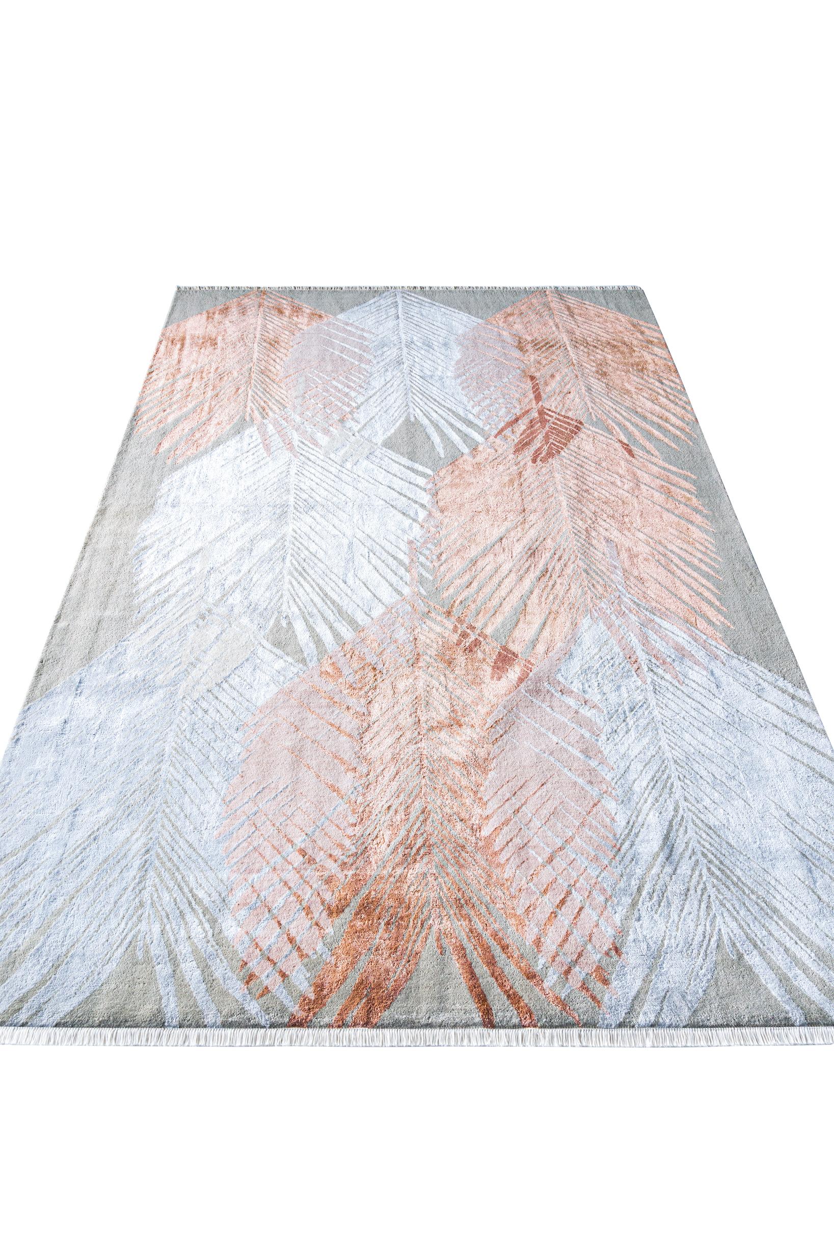 Art déco Tapis Kahhal Looms Cycas noué à la main 350 x 250 cm par JAM BY HEDAYAT en vente