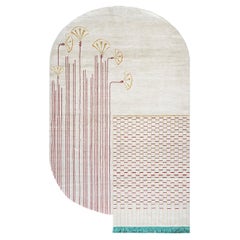 Kahhal Looms Pearly Ibis Hand-Knotted 300x200cm Rug by Shewekar
