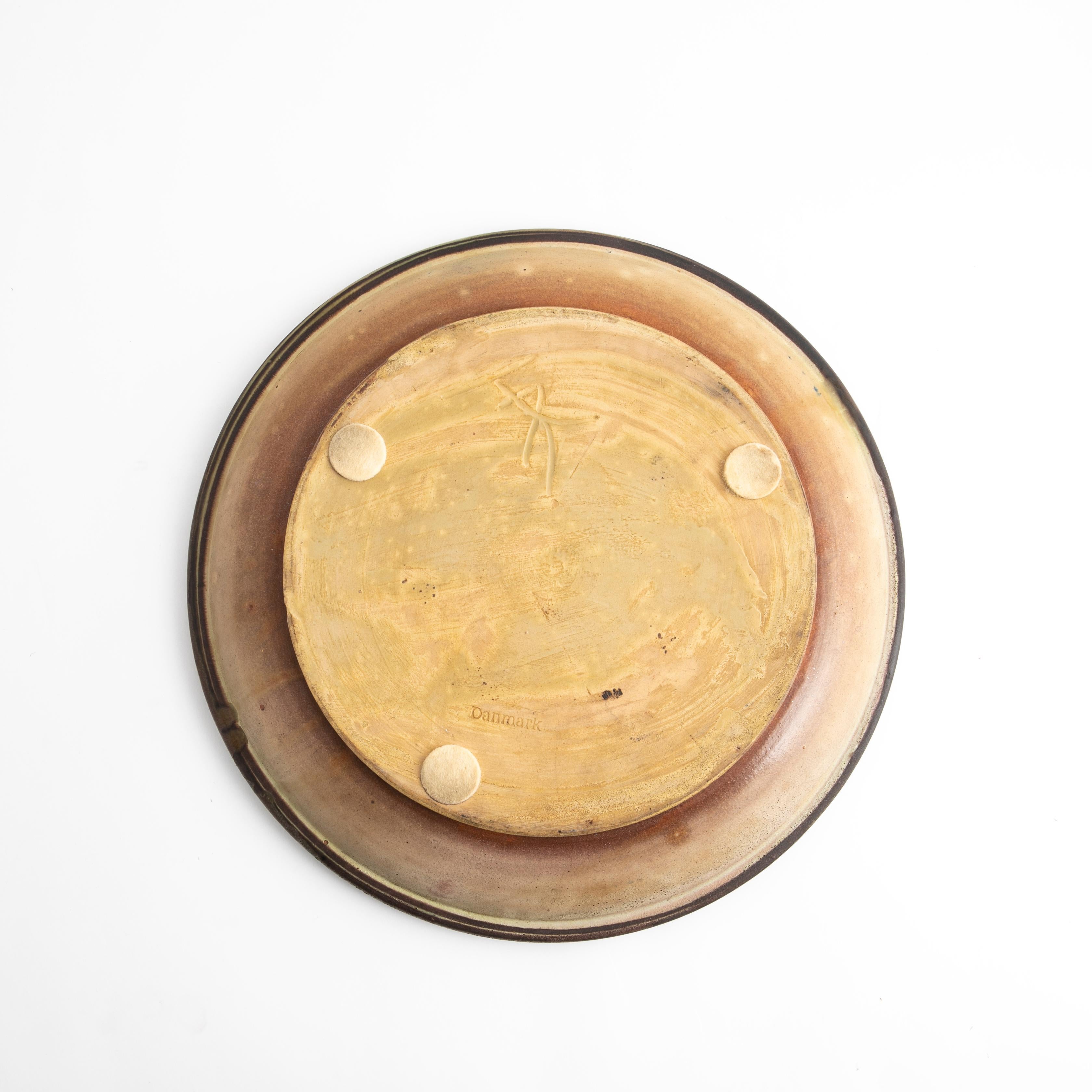 Glazed Kähler Ceramic Dish For Sale