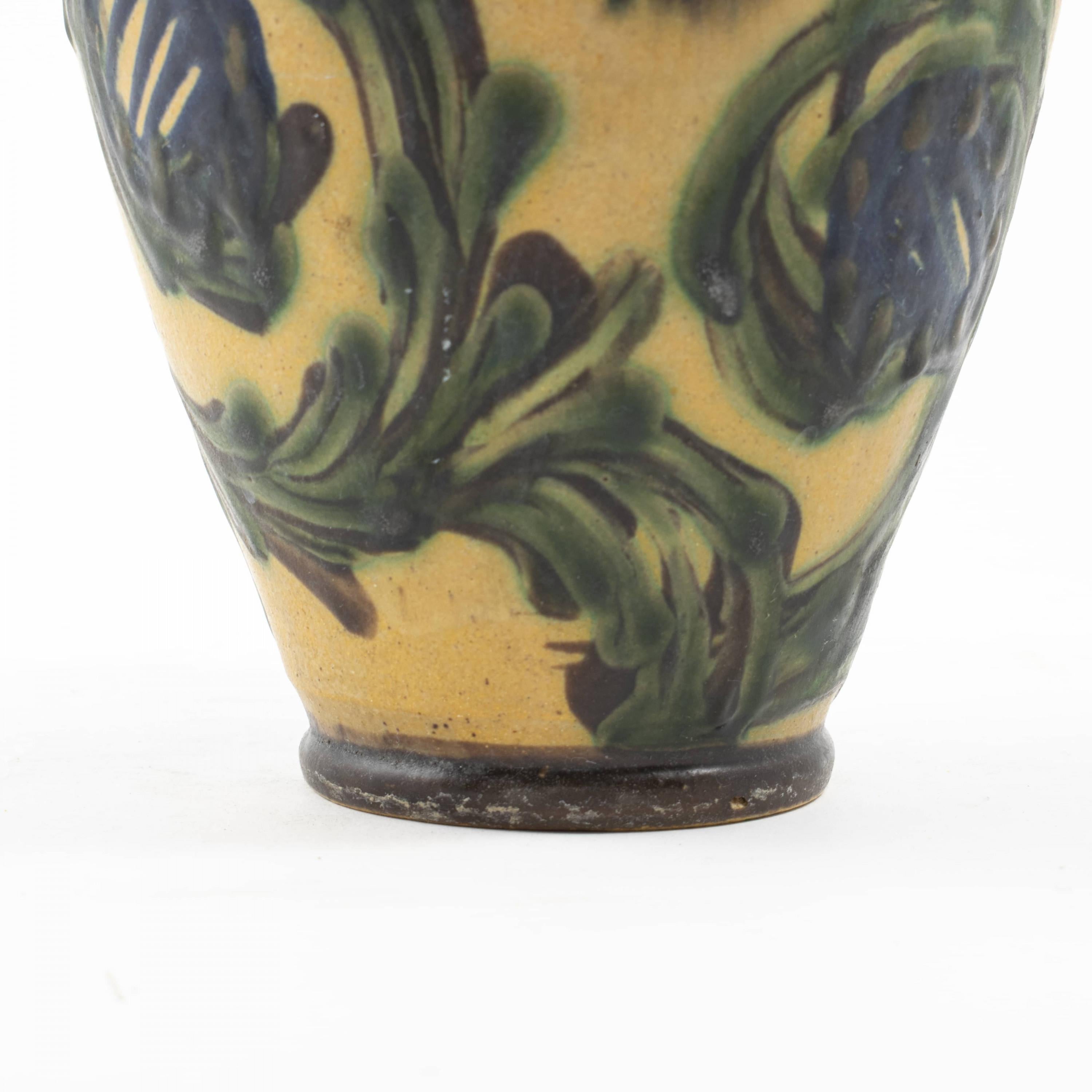 Kähler Ceramic Vase C. 1930 In Good Condition For Sale In Kastrup, DK
