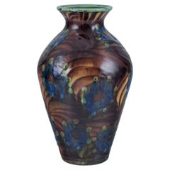 Kähler, ceramic vase in cow horn technique. Ca 1930s