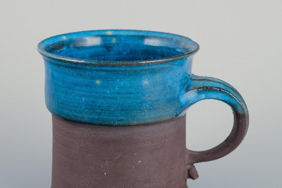 Scandinavian Modern Kähler, Denmark. Bowl and mug in ceramic. 1960s/70s For Sale