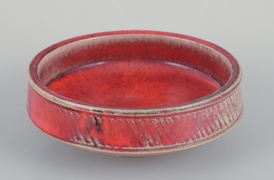 Glazed Kähler, Denmark. Bowl and mug in ceramic. 1960s/70s For Sale