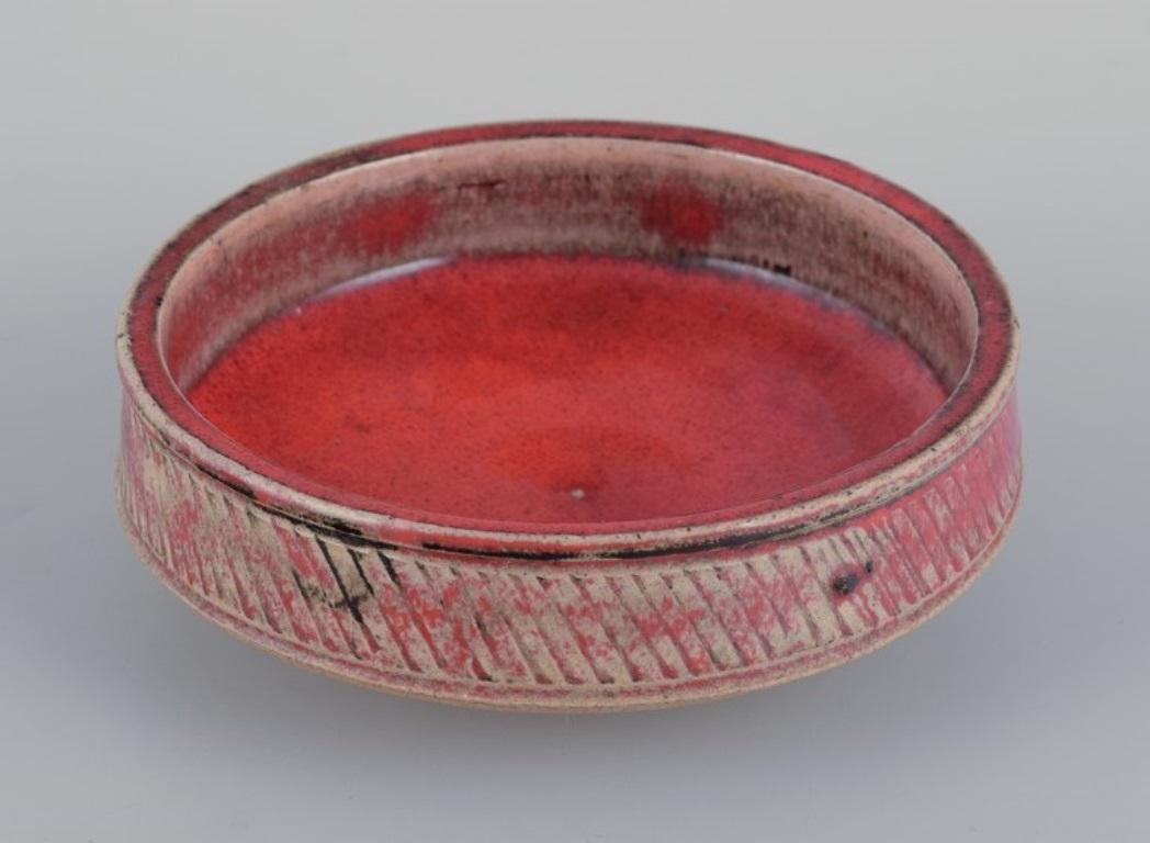 Mid-20th Century Kähler, Denmark. Bowl and mug in ceramic. 1960s/70s For Sale