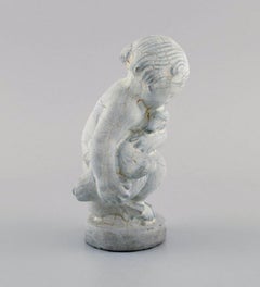 Kähler, Denmark, Figure in Glazed Stoneware, Leda and the Swan