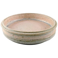 Kähler, Denmark, Glazed Large Stoneware Dish, 1960s