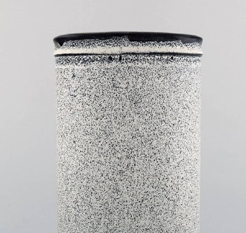 Scandinavian Modern Kähler, Denmark, Glazed Large Stoneware Vase, Nils Kähler, 1960s