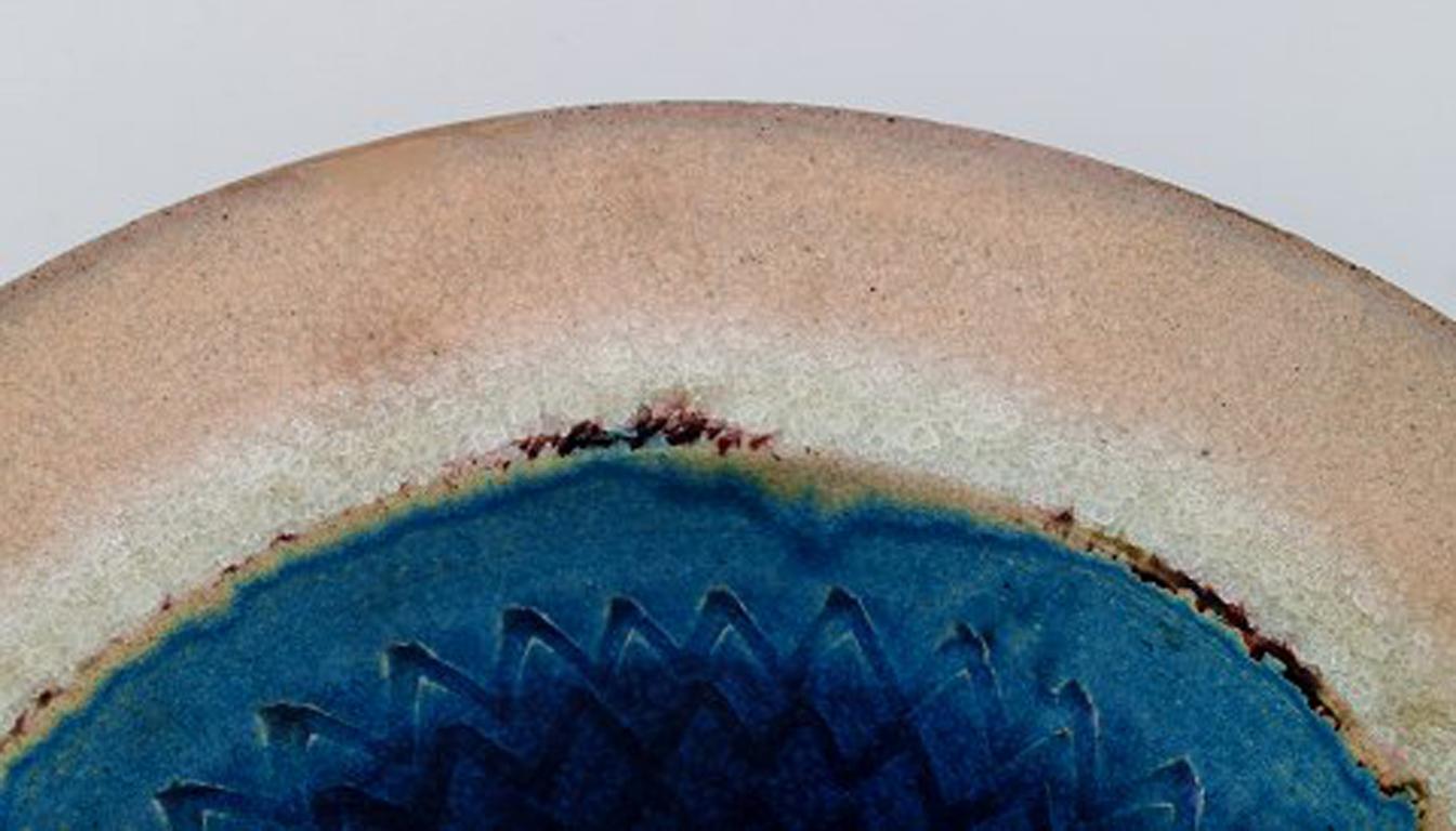 Kähler, Denmark, Glazed Stoneware Dish 1960s, Designed by Nils Kähler In Excellent Condition For Sale In Copenhagen, DK