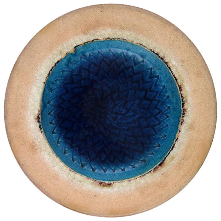 Kähler, Denmark, Glazed Stoneware Dish 1960s, Designed by Nils Kähler For Sale