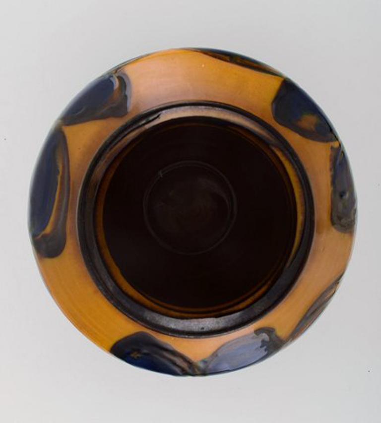 Mid-20th Century Kähler, Denmark, Glazed Stoneware Vase, 1930s-1940s
