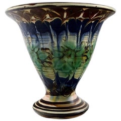 Kähler, Denmark, Glazed Stoneware Vase, 1930s-1940s