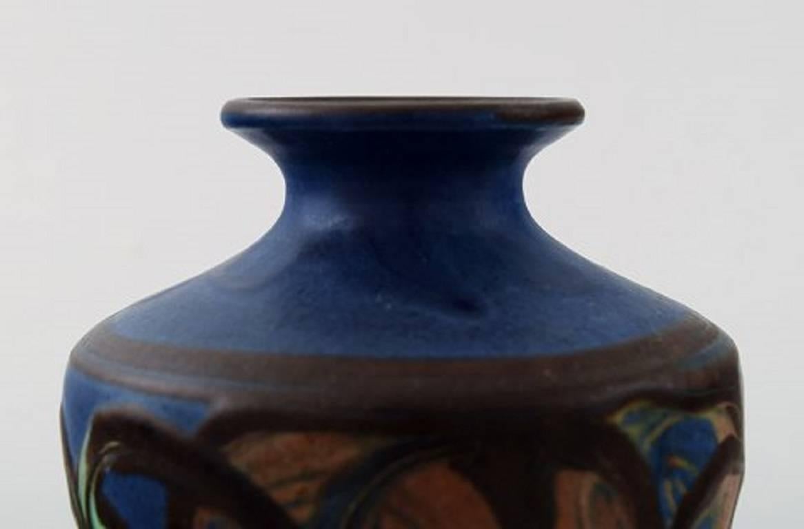 Danish Kähler, Denmark, Glazed Stoneware Vase, 1940s