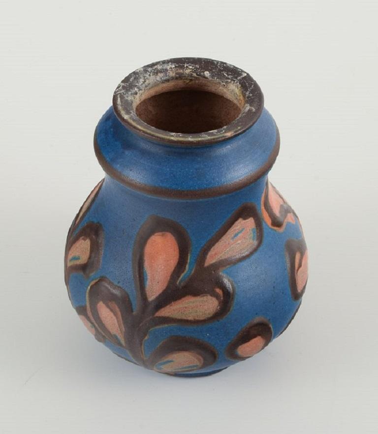 Danish Kähler, Denmark, Glazed Stoneware Vase in Modern Design, 1930/40s