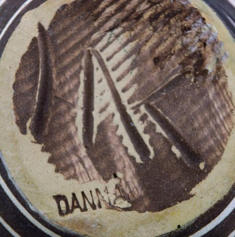 Kähler, Danimarca, Vaso in gres smaltato dal design moderno Rare Form, anni '30-'40 In condizioni ottime in vendita a Copenhagen, DK