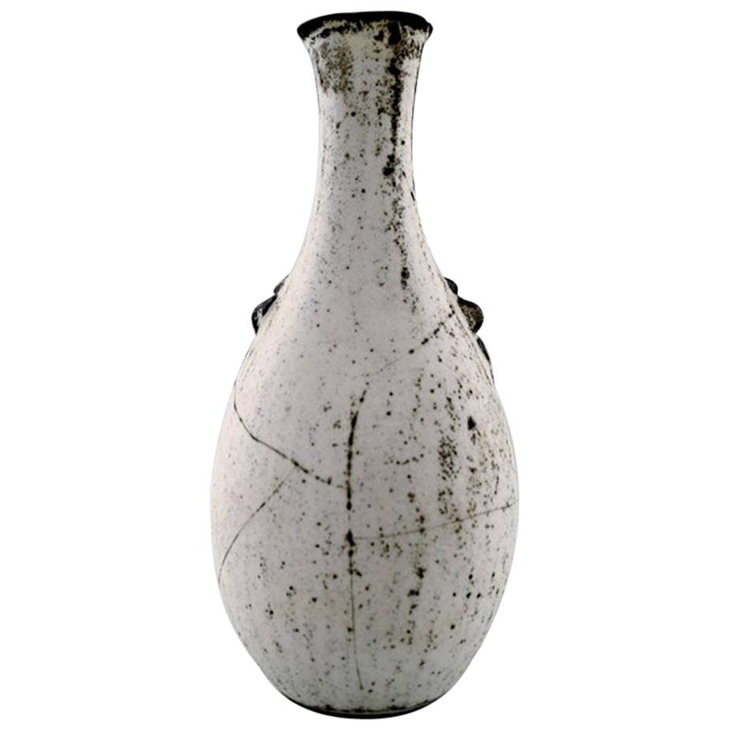 Kähler, Denmark, Glazed Vase, 1930s, Designed by Svend Hammershøi For Sale  at 1stDibs