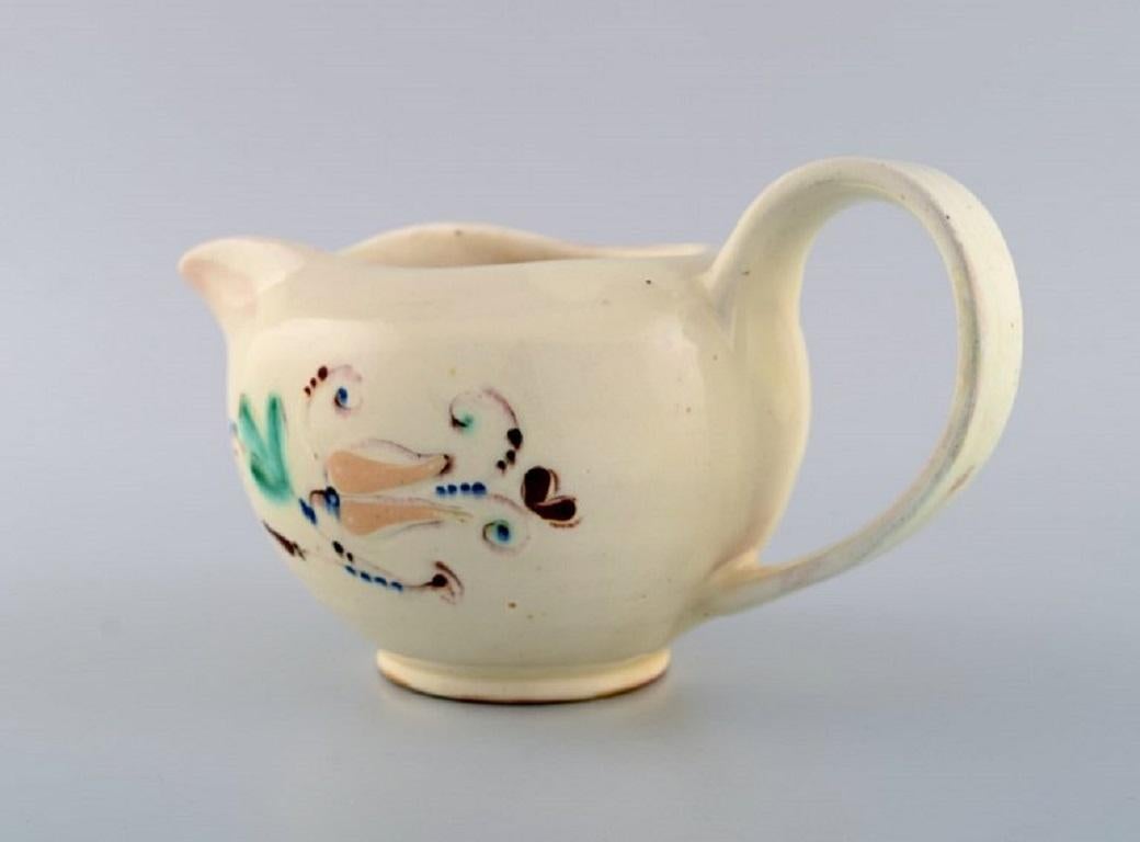 Art Deco Kähler, Denmark, Jug in Glazed Ceramics, 1930s/40s For Sale