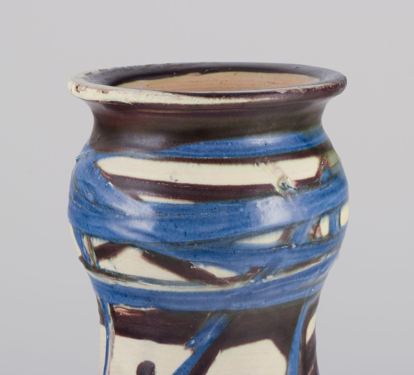 Kähler, Dänemark. Große Bodenvase aus Keramik. 1930s (Glasiert) im Angebot