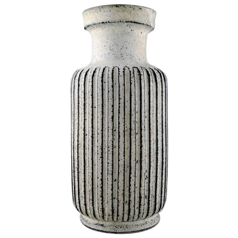 Kahler Denmark Large Glazed Vase 1930s Designed By Svend