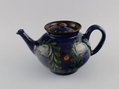 Kähler, Denmark, Large Teapot in Glazed Ceramicsm, 1930's/40s