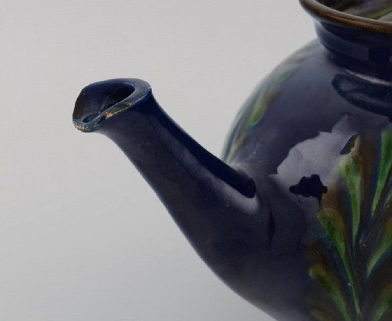 Kähler, Denmark, Large Teapot in Glazed Ceramicsm, 1930's/40s For Sale at 1stDibs