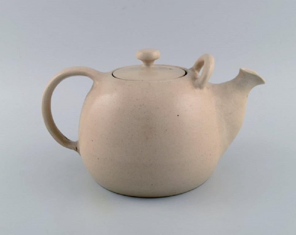 Danish Kähler, Denmark, Large Teapot in Glazed Ceramics, 1960s For Sale