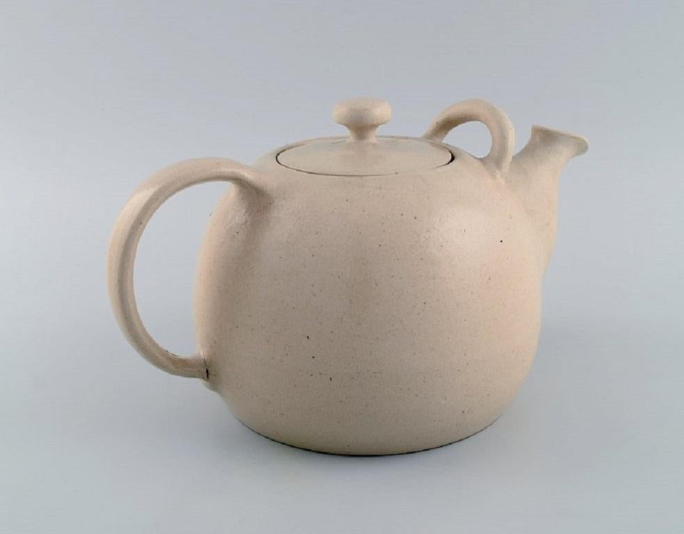Kähler, Denmark, Large Teapot in Glazed Ceramics, 1960s In Excellent Condition For Sale In Copenhagen, DK