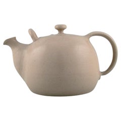 Retro Kähler, Denmark, Large Teapot in Glazed Ceramics, 1960s