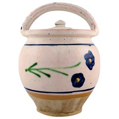 Kähler, Denmark, Lidded Maternity Jar in Glazed Stoneware, 1930s