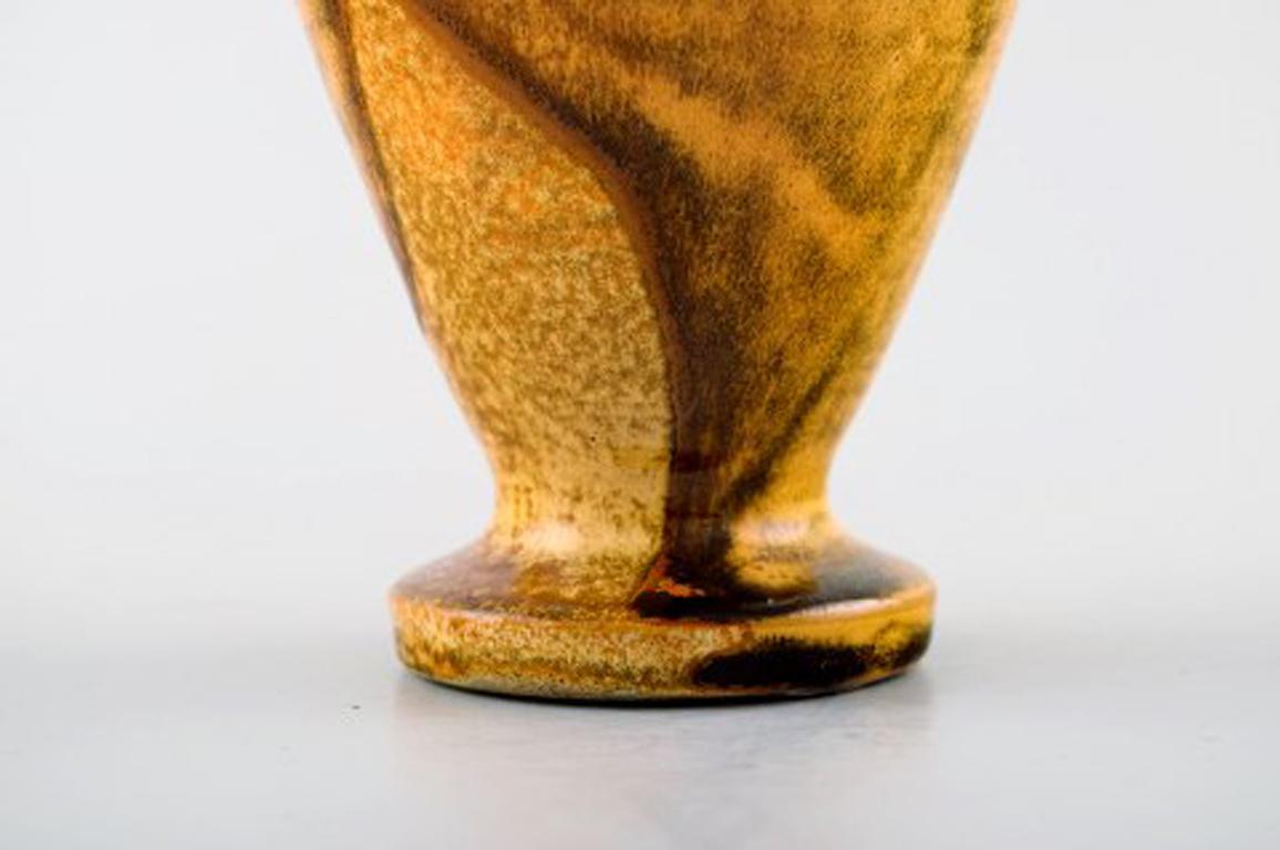 Kähler, Denmark, Svend Hammershøi, Glazed Stoneware Vase In Excellent Condition In Copenhagen, DK