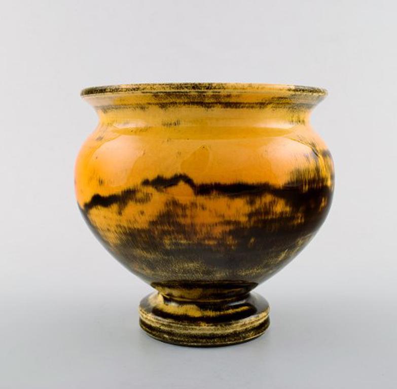 Mid-20th Century Kähler, Denmark, Svend Hammershoi, Glazed Stoneware Vase